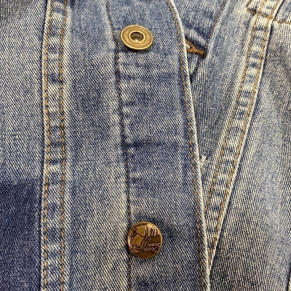 Dex distressed jeans jacket with removable hood​​​​​​​​​​​​​​​​ - Picture 11 of 11